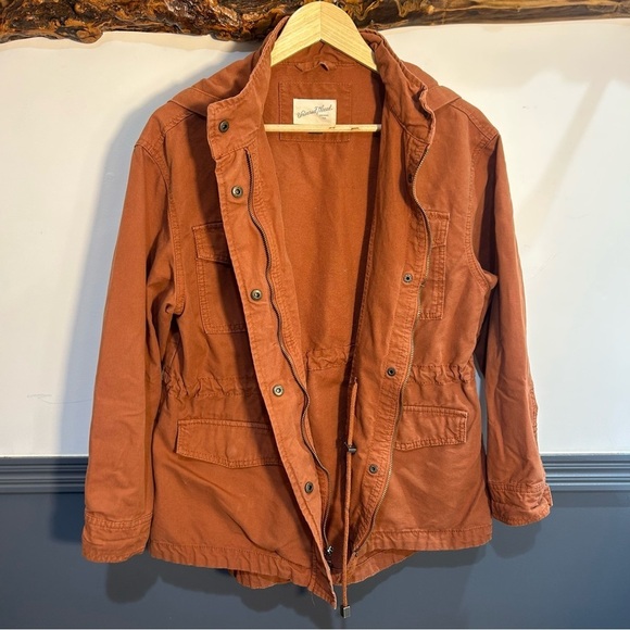 Universal Threads Cargo Military Jacket in Burnt Orange size M - Picture 4 of 14